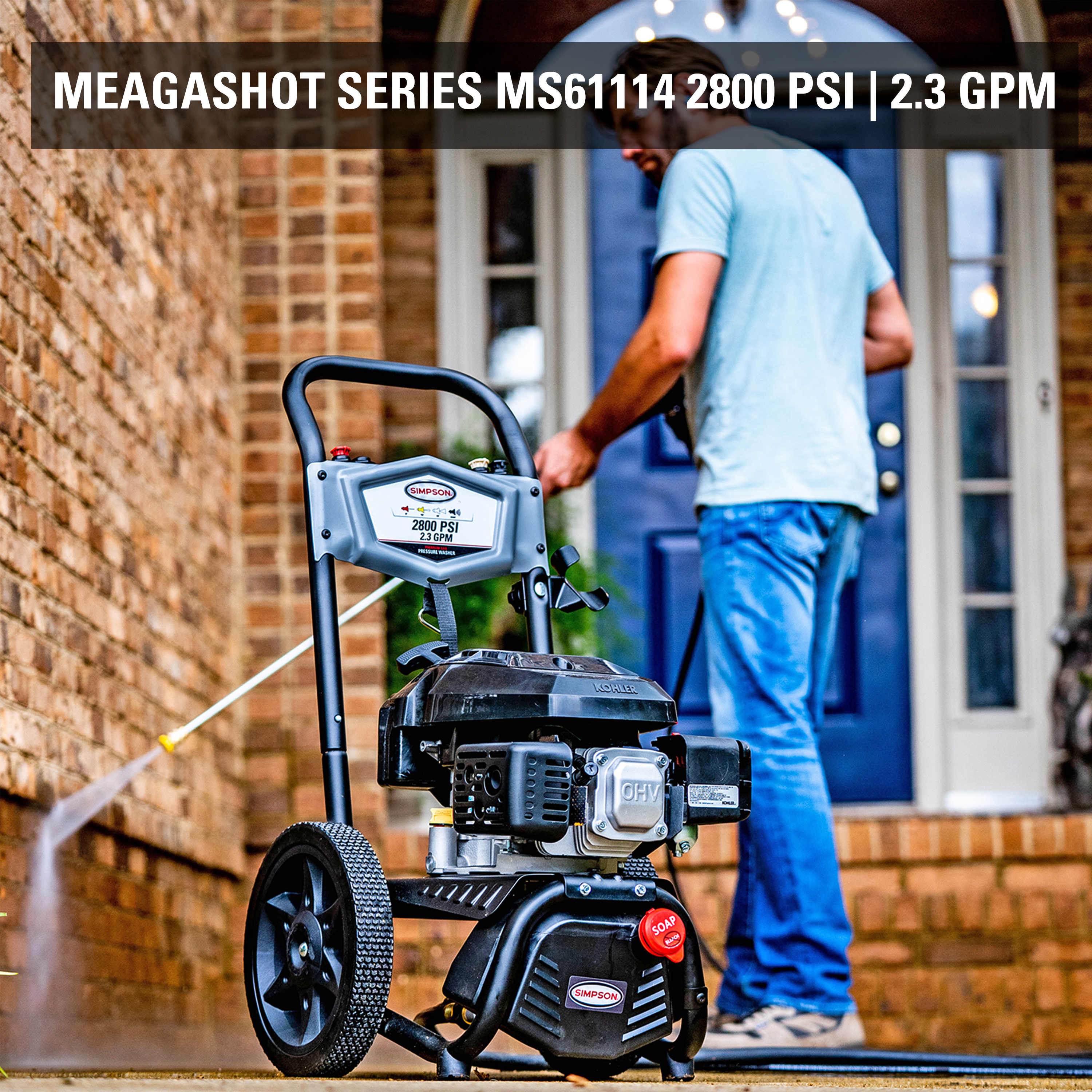 Megashot MS61114(-S) 50-State 2800 PSI at 2.3 GPM KOHLER® XTX675