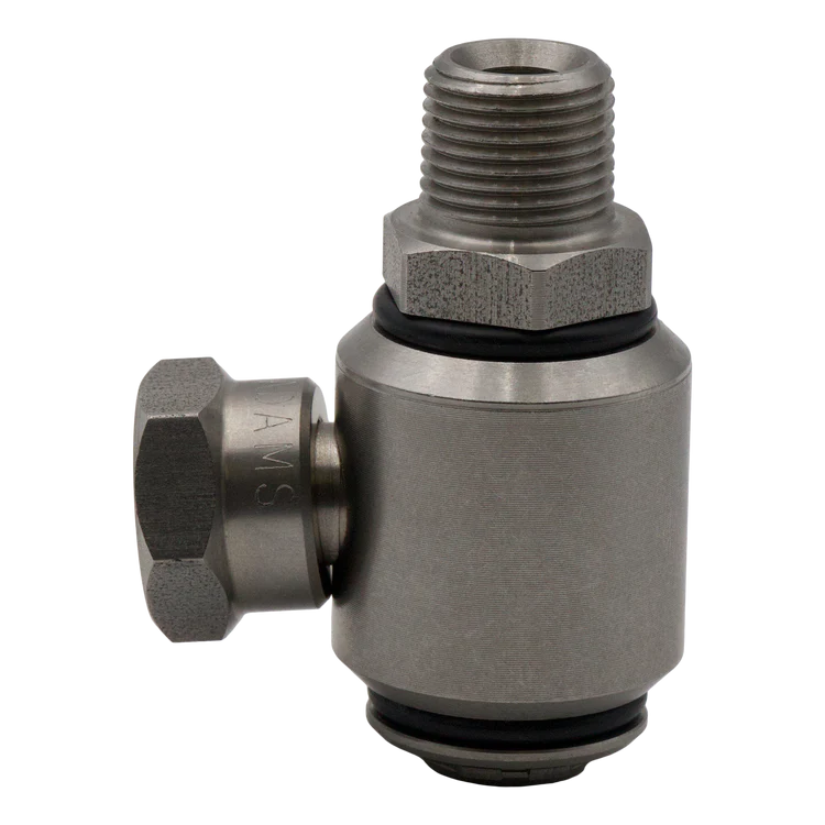Adams Swivel S.S.90 DEG 3/8" M/F 5000PSI