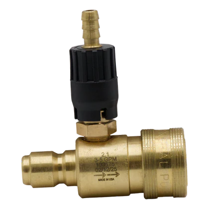 QC ADJ Chem Injector Assy 3-5GPM 2.1mm