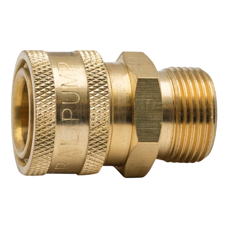 22mm Screw Plug X 3/8 QC Socket Adapter