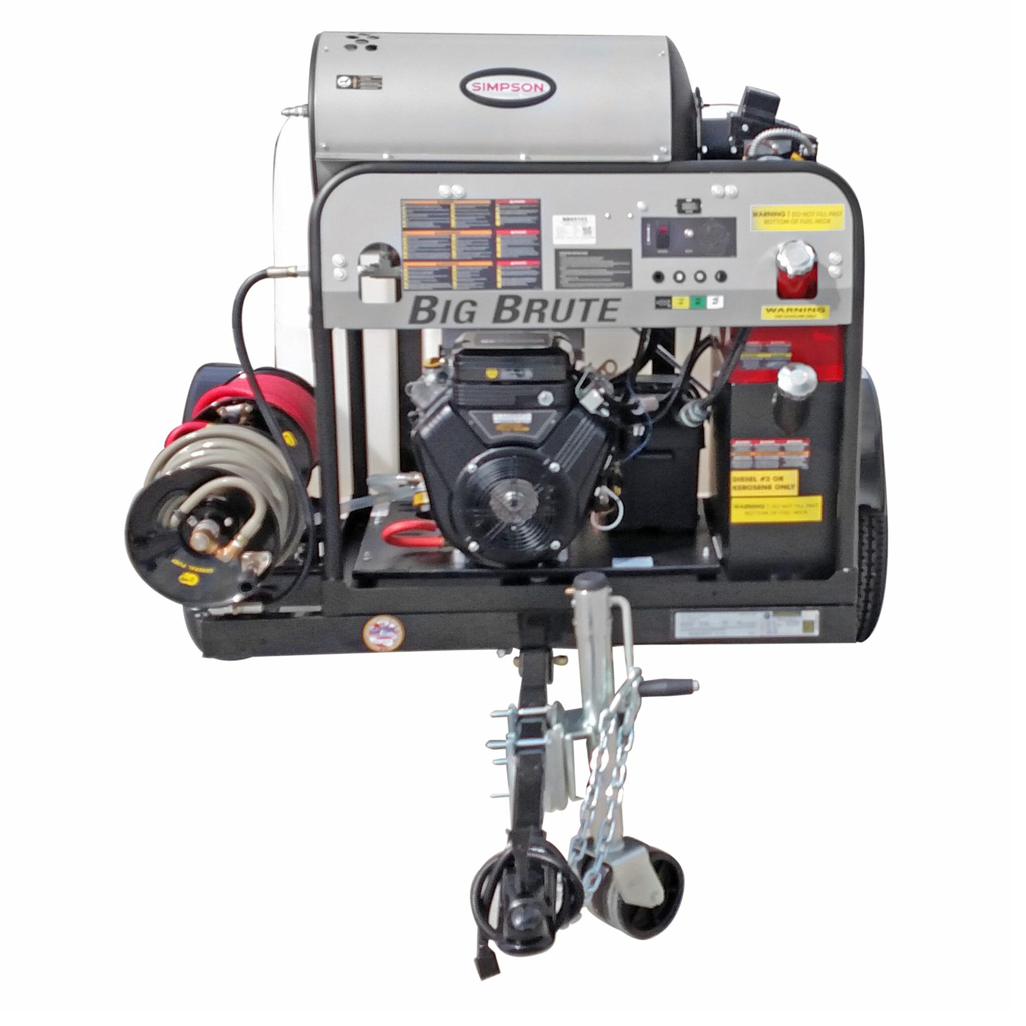 Simpson Mobile Trailer Hot Water Power Washer 95006 4000 PSI at 4.0 GPM