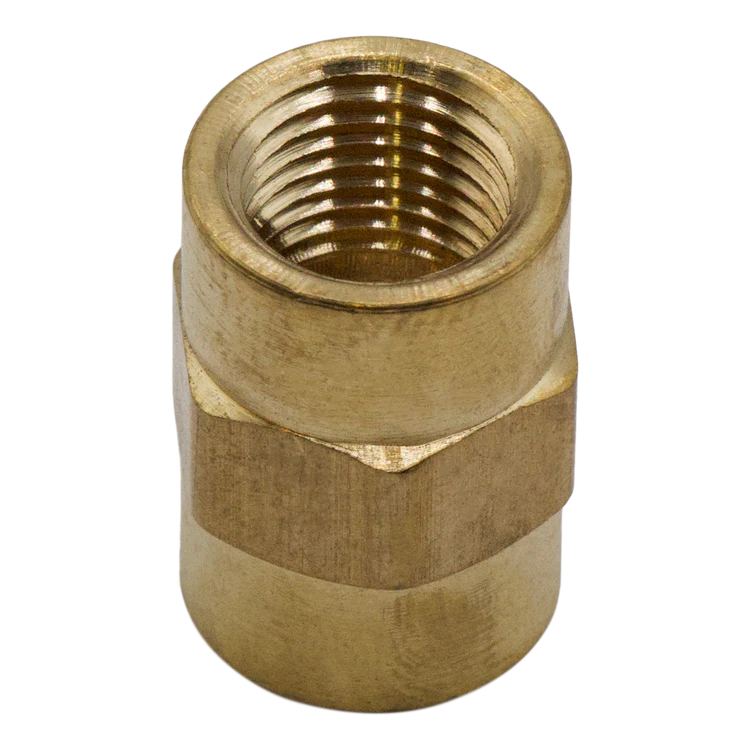 Brass Hex Coupler 3/8" FPT