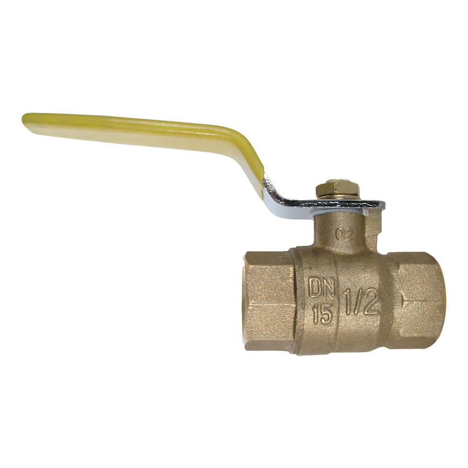 Ball Valve, 600 PSI, 1 1/4" FPT, Brass