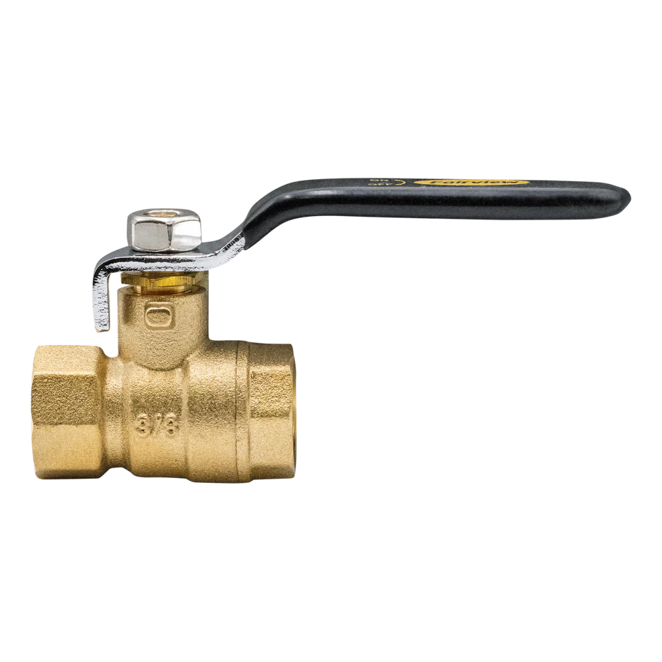Ball Valve, 600 PSI, 3/8" FPT, Brass