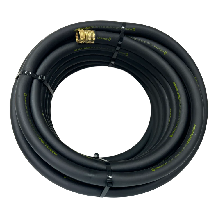 Centurion Black Pressure Washing Hose - 300 PSI, 3/4", 200 °F