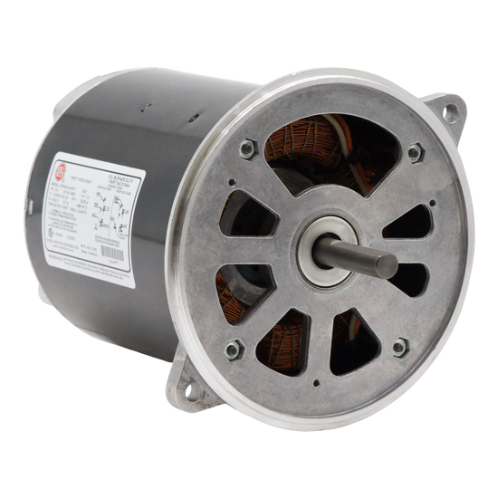 Burner Motor 115/230V/60HZ 1/4HP Capacitor Start 3
