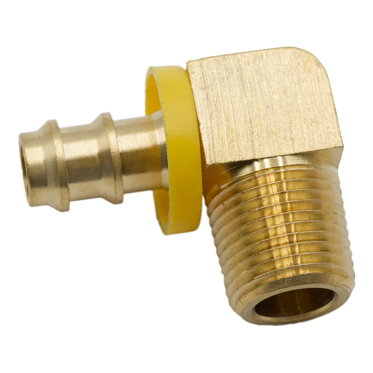 Push-On Hose Barb Elbow 3/8" Hose X 3/8" MPT