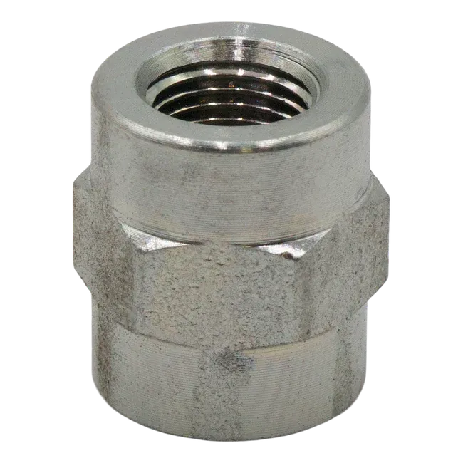 Steel Hex Nipple 3/8MPT X 1/4MPT, 4000PSI