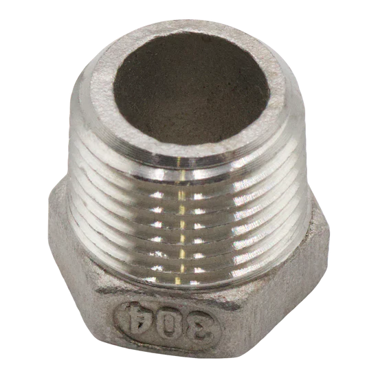 304SS Hex Head Plug 1/4 MPT 150#