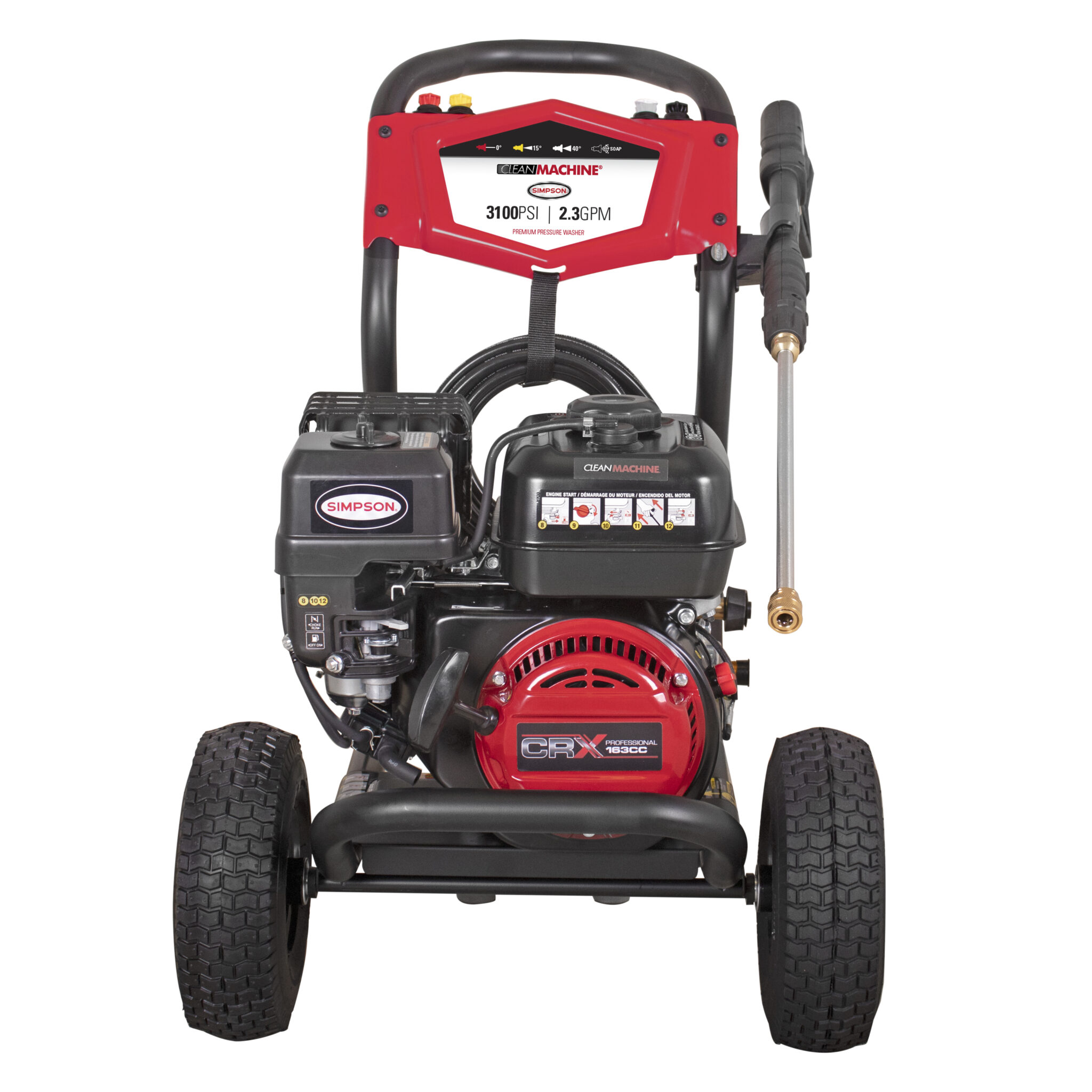 Clean Machine CM61227(-S) 49-State 3100 PSI at 2.3 GPM CRX®165