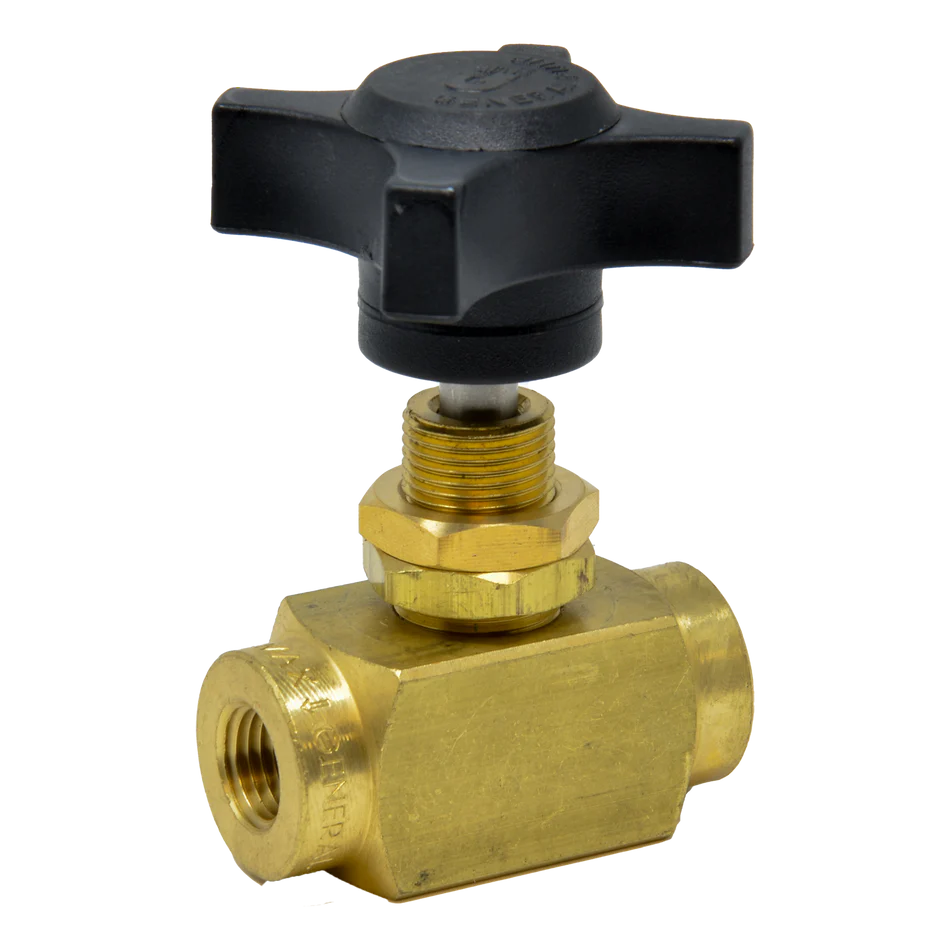 Metering Valve Brass 1/4" FPT, 4000 Psi