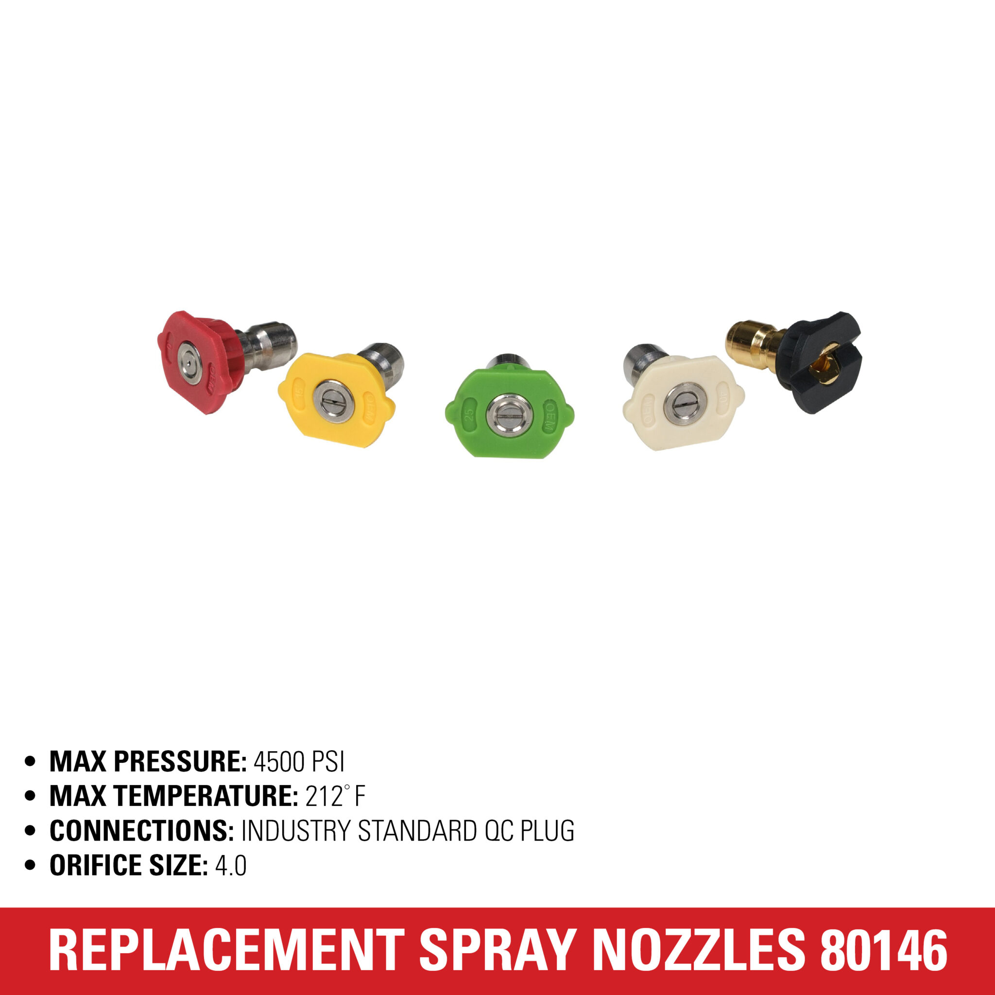 Replacement Spray Nozzles  - Part#80146