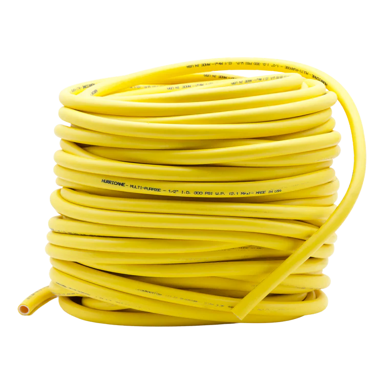 Roll Hurricane Softwash Hose 300 PSI 150° Yellow 1/2" x 200'