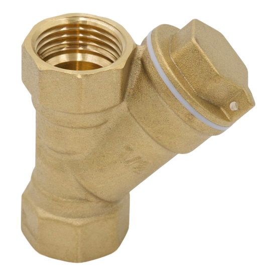 Y Strainer 1/2" Brass W/S.S. Screen