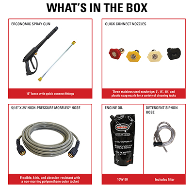 Megashot MS61424 49-State 3400 PSI at 2.5 GPM CRX® 210