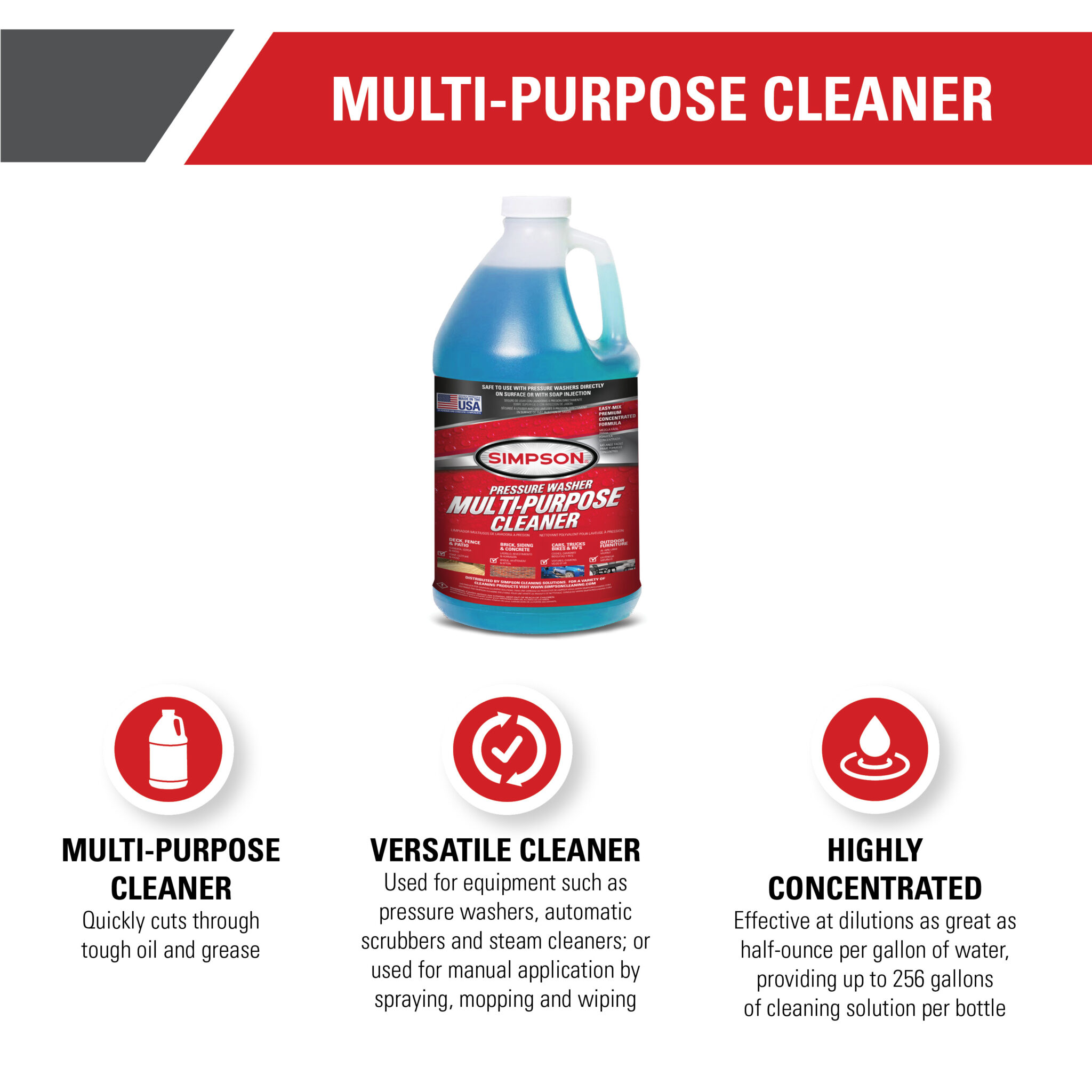 Pressure Washer Multi-Purpose Cleaner 88281 (88289)