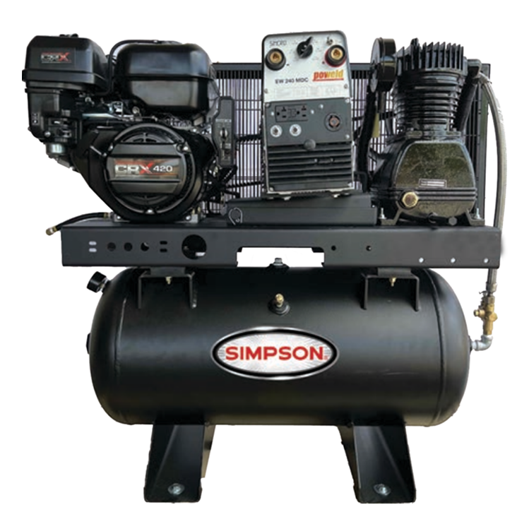 Compressor/Welder/ Generator Power Washer CWG16C240A5KW - Part#73001