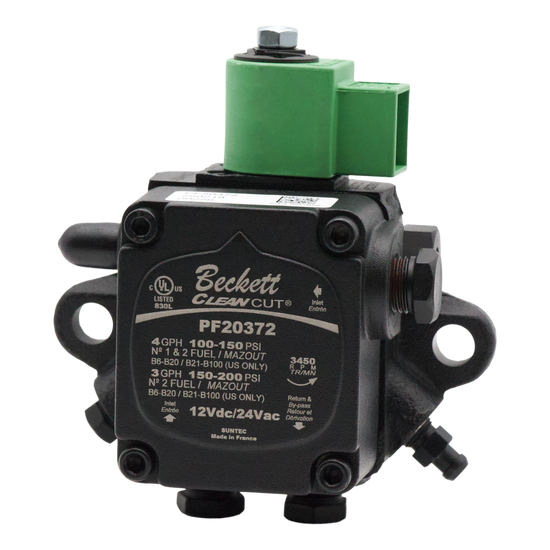 2184402U/PF20372U Cleancut 12V Fuel Pump