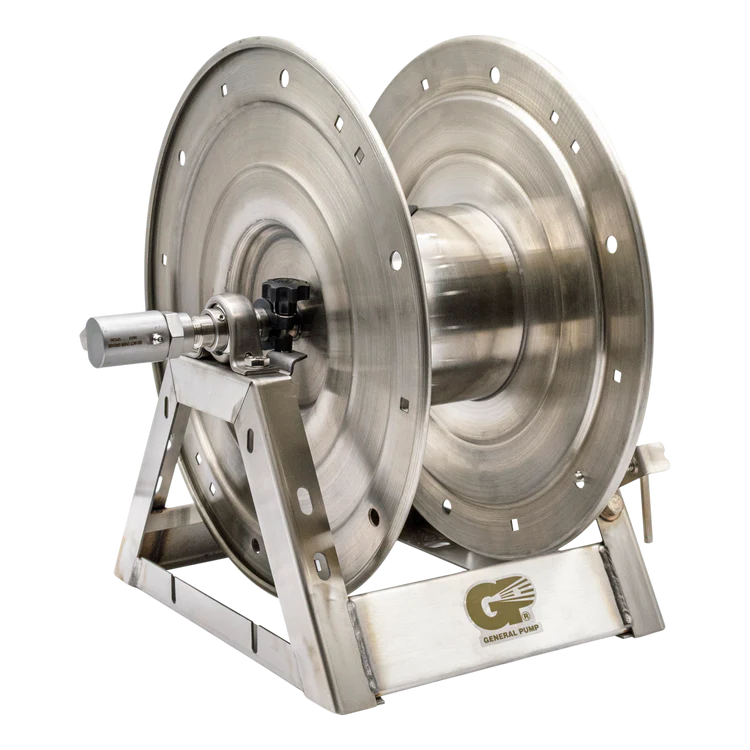 5000PSI A-Frame Stainless Steel Hose Reel 3/8" x 150'