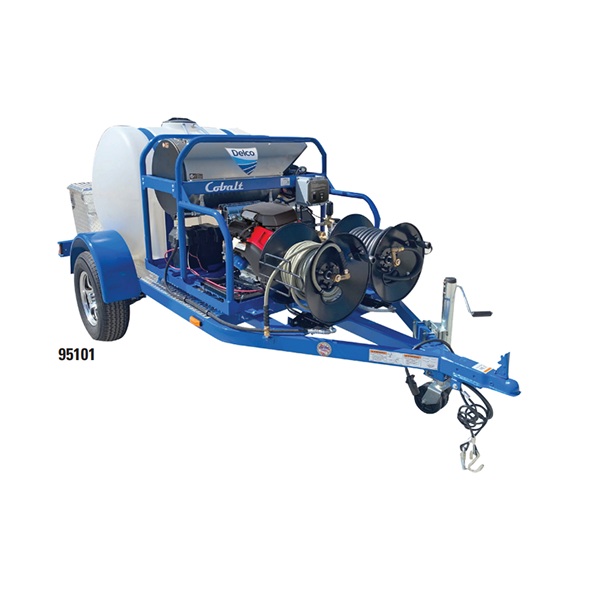 Mobile Trailer Hot Water Power Washer DTRS23555251E - Part# 95101