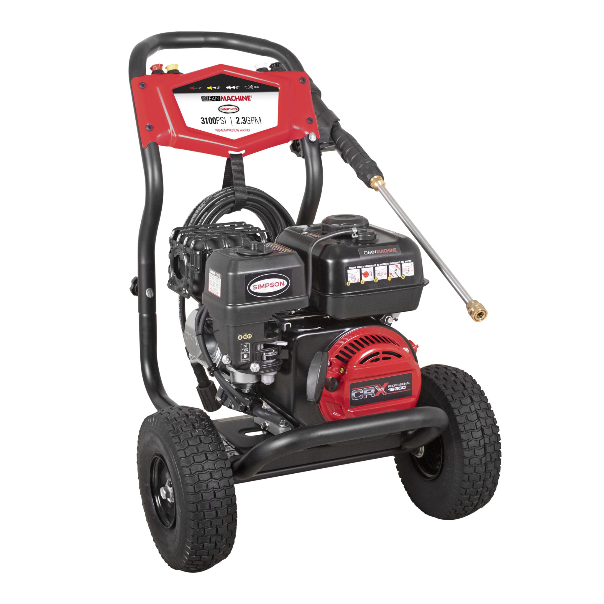 Clean Machine CM61227(-S) 49-State 3100 PSI at 2.3 GPM CRX®165