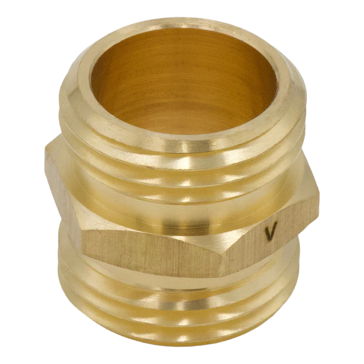 Male Garden Hose X Male Garden Hose Brass Adapter