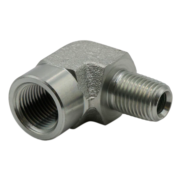 Steel Compact Street ELL 3/8"M X 3/8"F 4000 PSI