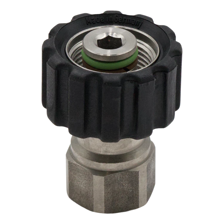ST40 22mm x 1/2" FPT Screw Coupler Brass 5800 PSI