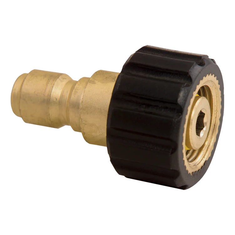 (200)22mm Screw Coupler X 3/8 QC Plug Adapter