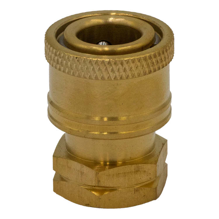 (200)QC Socket Brass