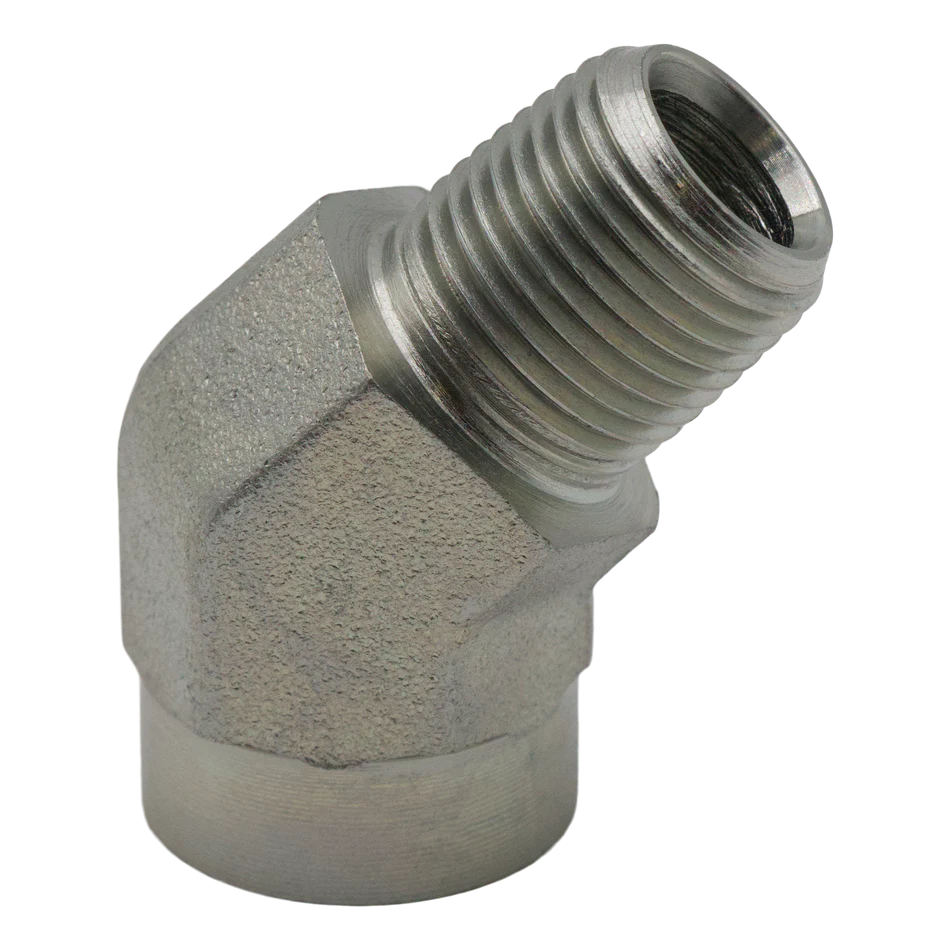 (100)STEEL 45 Street Elbow 3/8", 4000 PSI