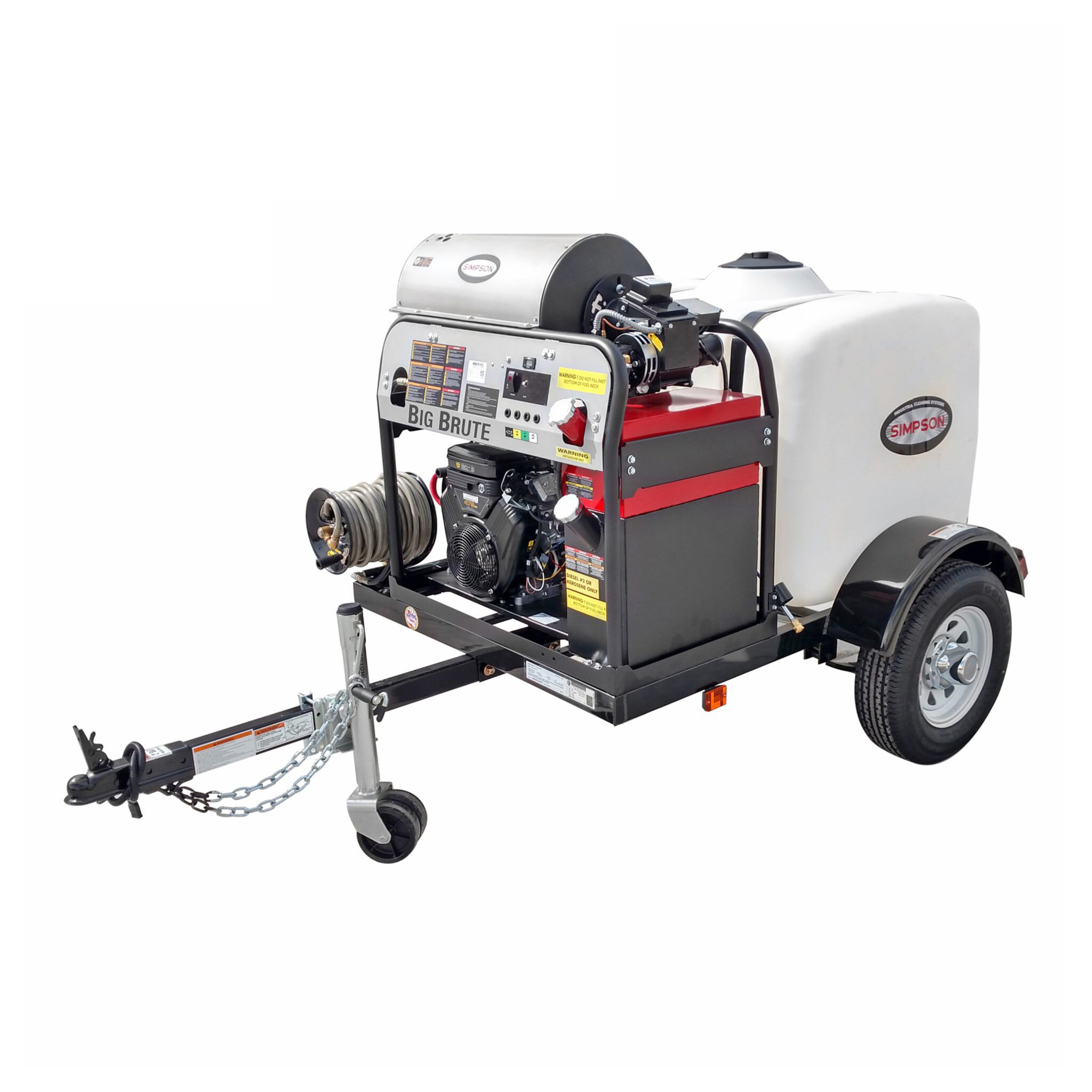 Simpson Mobile Trailer Hot Water Power Washer 95006 4000 PSI at 4.0 GPM