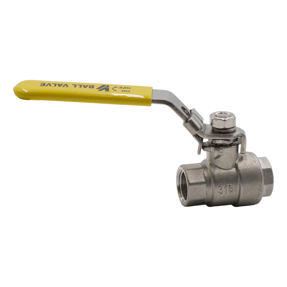 Ball Valve 316 S.S. 3/8" Fpt 1000 Psi