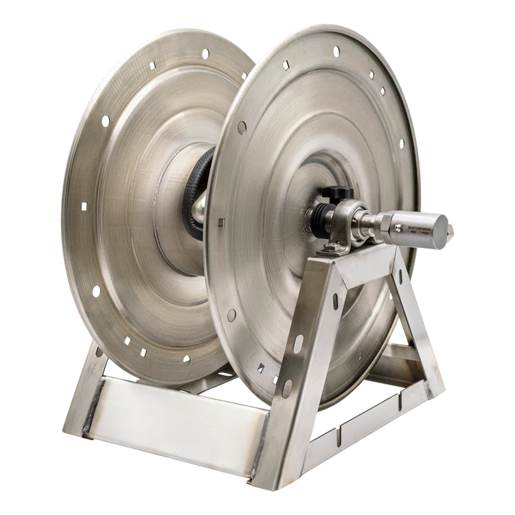 5000PSI A-Frame Stainless Steel Hose Reel 3/8" x 150'
