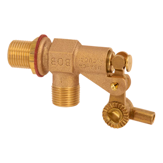 (64)R700L-3 Brass Float VALVE 3/8" MPT