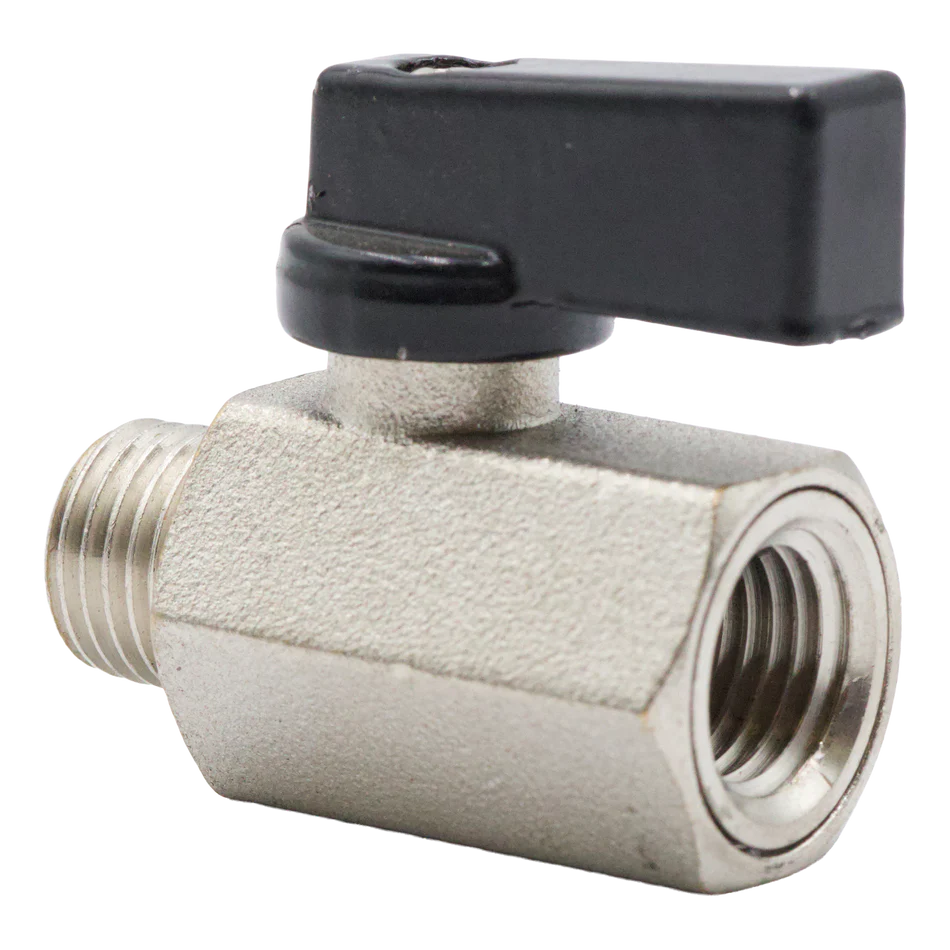 Mini Ball Valve 1/4Fptx1/4Mpt 450Psi