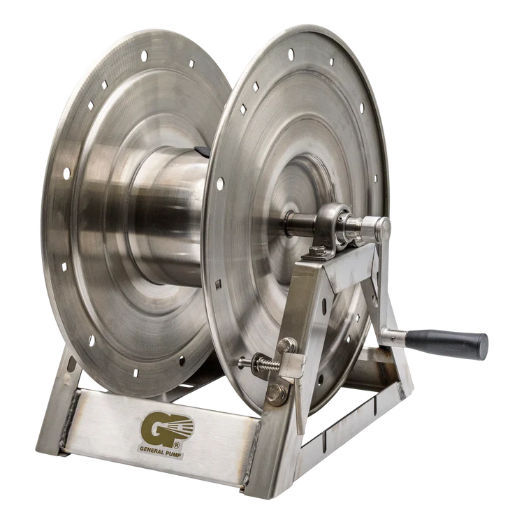 5000PSI A-Frame Stainless Steel Hose Reel 3/8" x 150'