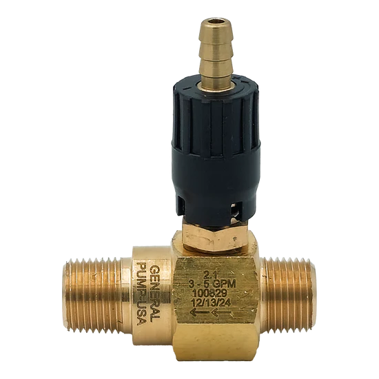 GP HI-Draw ADJ Acid Injector 2.1mm 3-5 GPM