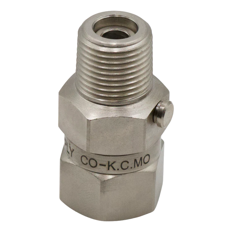 Kim SS Swivel B.B. 3/8MPTx3/8FPT 3500PSI