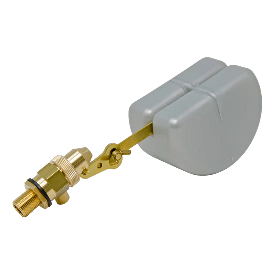 (25)PA Float Valve Brass 3/8M WITH Float