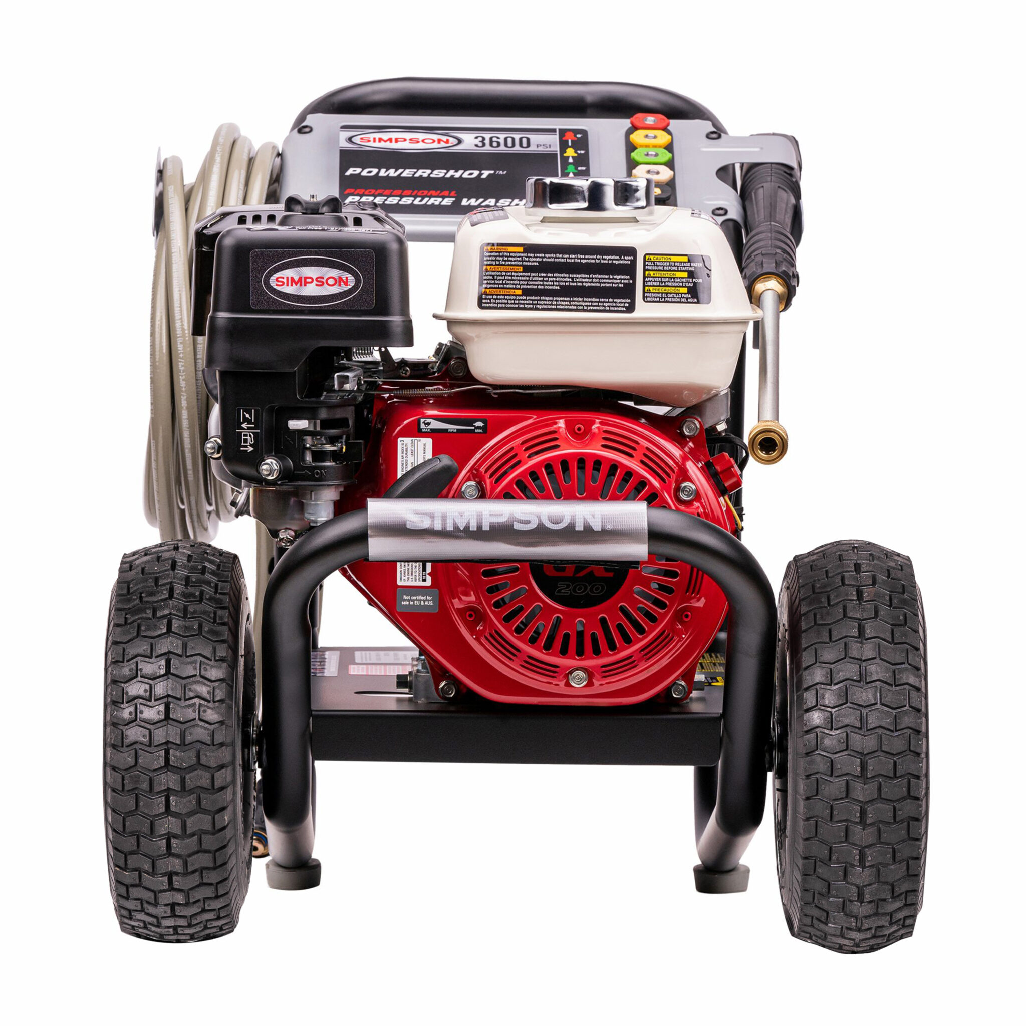 Simpson Pro Series Cold Water Power Washer PS61433 3600 PSI at 2.5 GPM - Part#61433