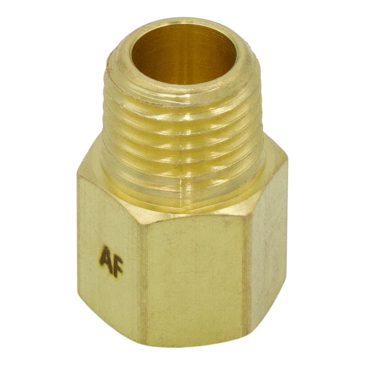 (800)Brass Adapter 1/4 FPT X 1/8 MPT