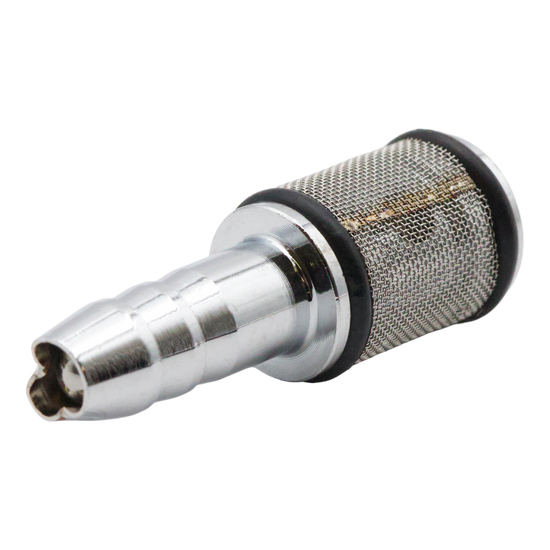 Chemical Strainer Chrome Plated Brass W/Check Vlv