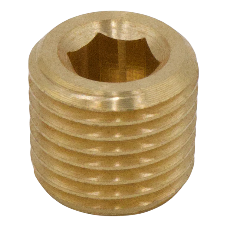 Brass Allen Head Plug 1/8"