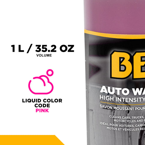 Pressure Washer Soap for Cars: High Foam Auto Wash 1L (12 Pack)