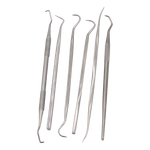 Set Of 6 Assorted S.S. O-Ring Picks