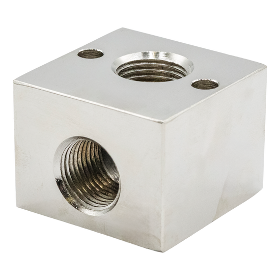 1/2" FPT X 1/2" FPT Nickel Plated Unloader Block