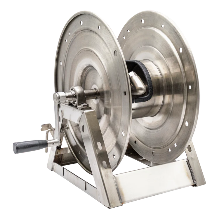 5000PSI A-Frame Stainless Steel Hose Reel 3/8" x 150'