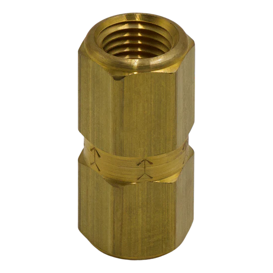 Brass Check Valve 1/4" FPT I/O, 1200PSI