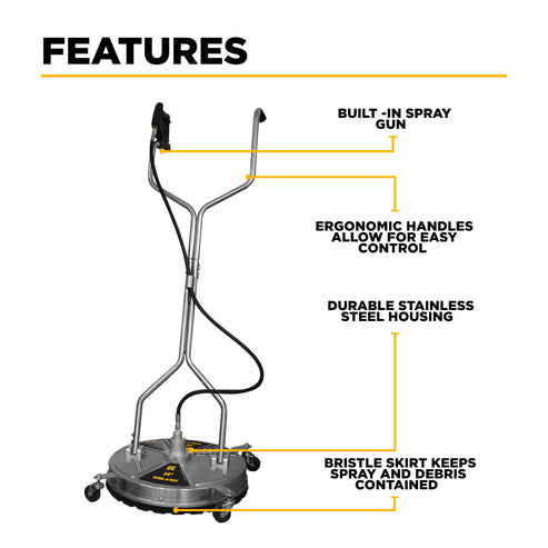 24" Whirl-A-Way Surface Cleaner